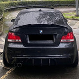 1 Series - E82: Gloss Black Diffuser 07-13