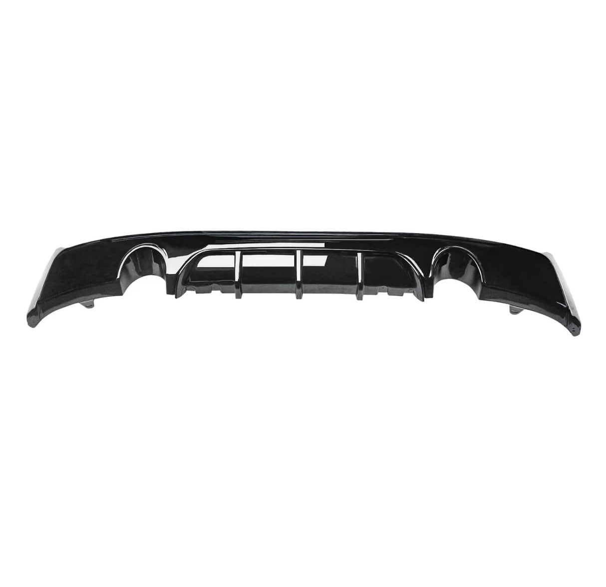 2 Series - F22/F23: Gloss Black Dual Exhaust Diffuser 14-21