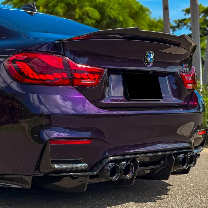 M4 - F82: Carbon Fibre PSM Style Spoiler 14-18