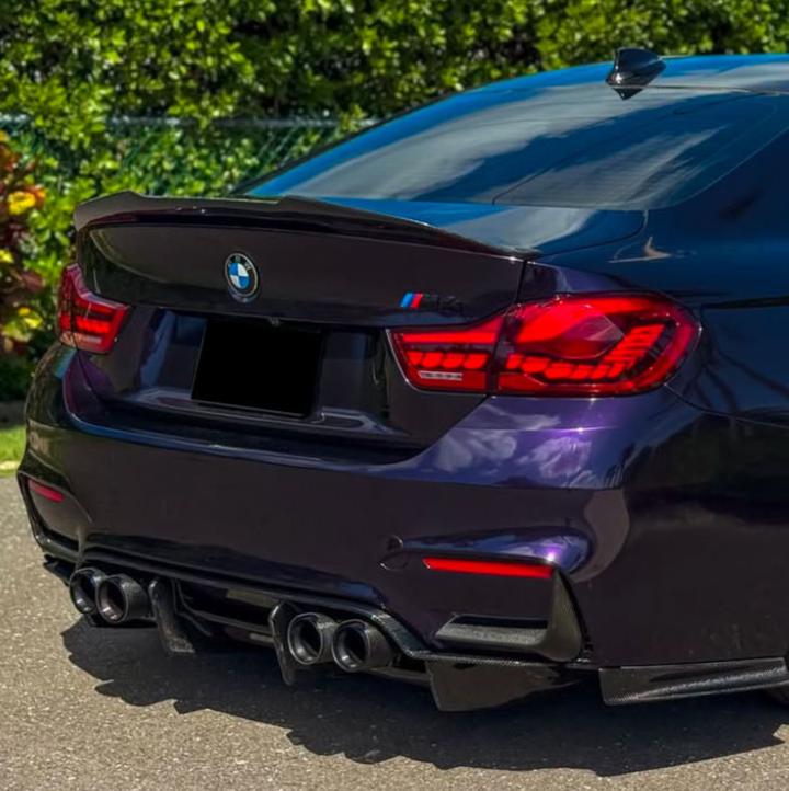 M4 - F82: Carbon Fibre PSM Style Spoiler 14-18