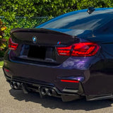 M4 - F82: Carbon Fibre PSM Style Spoiler 14-18