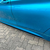 4 Series - F32/F33: Gloss Black Performance Style Side Skirts 14-20