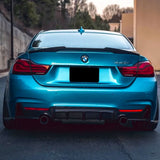 4 Series - F32 Coupe: Pre-preg Dry Carbon Fibre M4 Style Spoiler 14-20