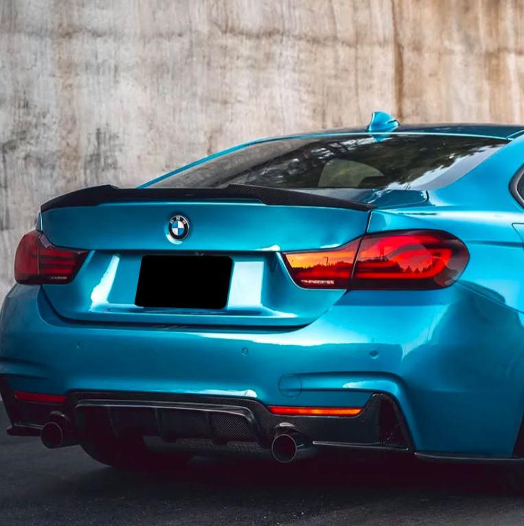 4 Series - F32 Coupe: Pre-preg Dry Carbon Fibre M4 Style Spoiler 14-20