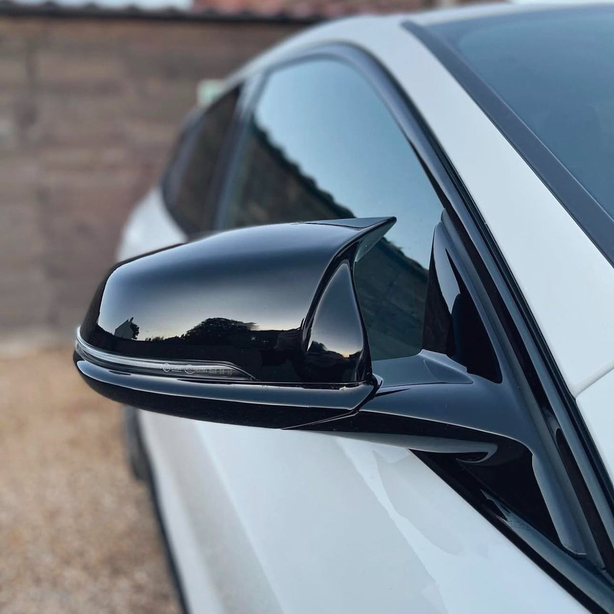 1 Series - F40: Gloss Black M Style Mirror Covers 20-24