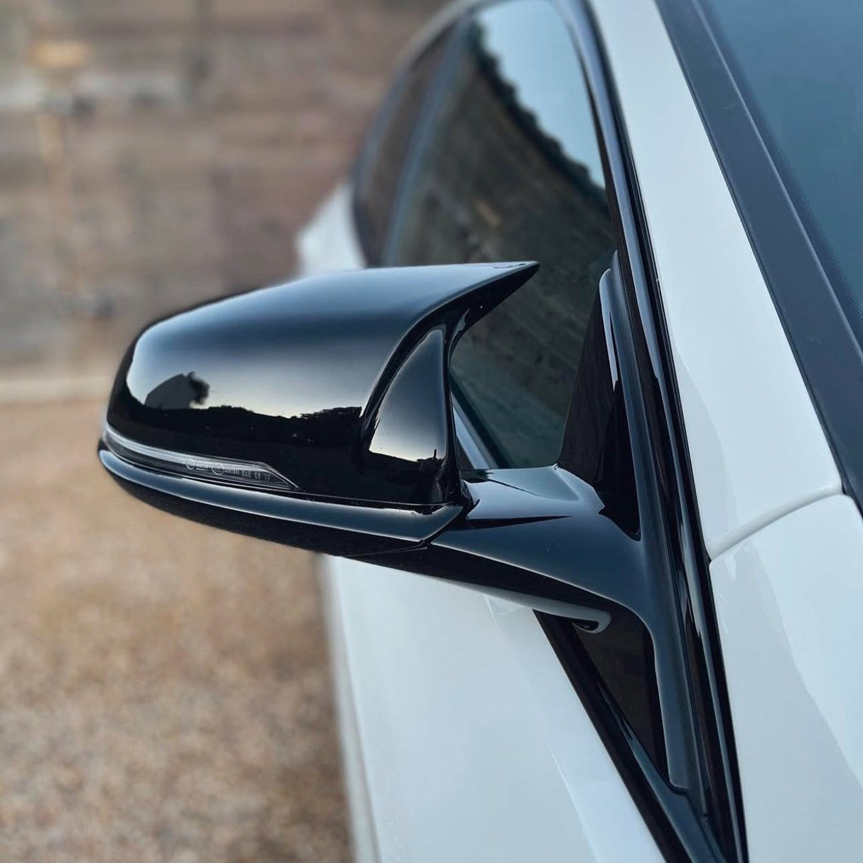 X1 - F48: Gloss Black M Style Mirror Covers 18-22