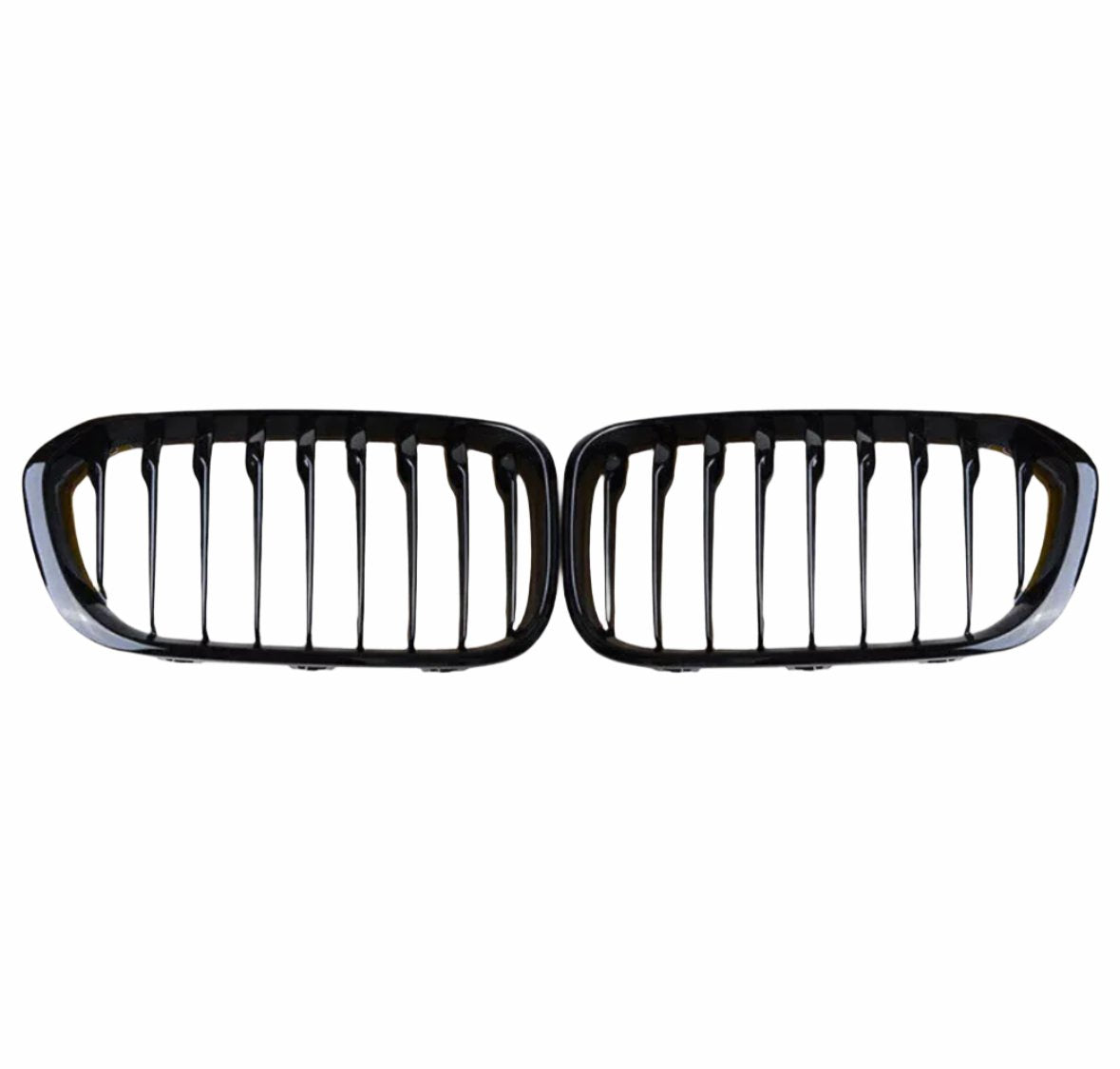 1 Series - F20/F21 Facelift LCI: Gloss Black Single Slat Grill 15-19