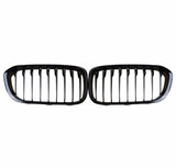 1 Series - F20/F21 Facelift LCI: Gloss Black Single Slat Grill 15-19