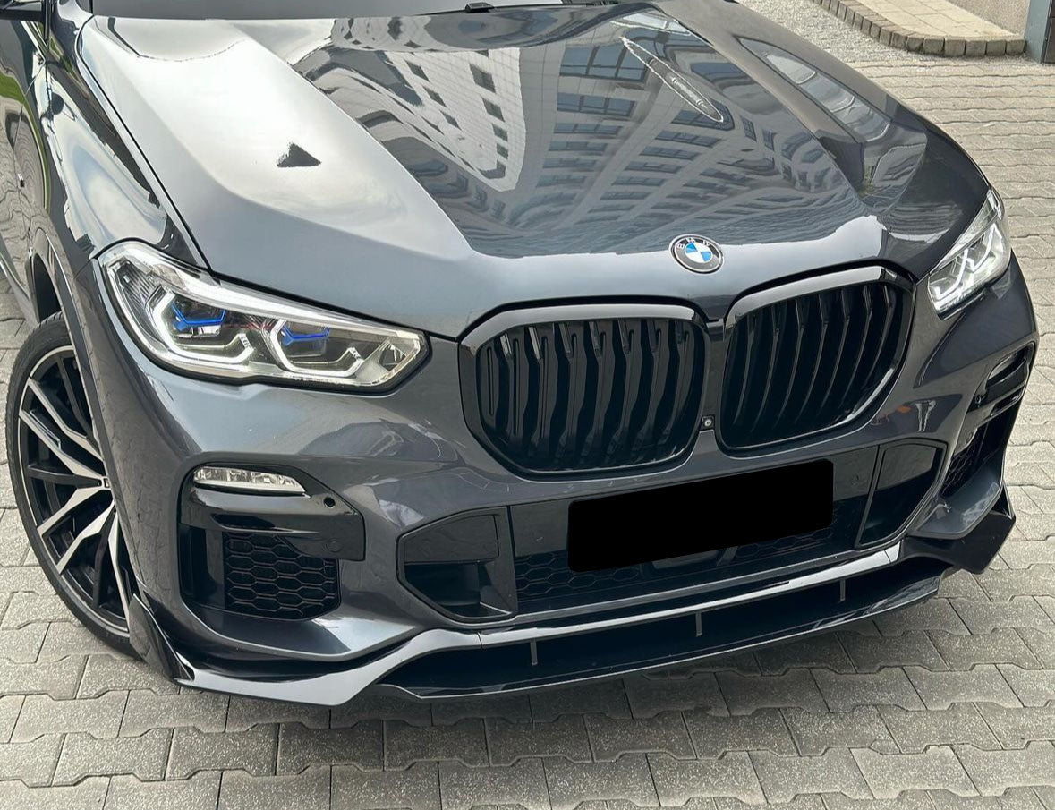 X5 - G05 Pre-Facelift: Gloss Black Front Splitter 19-22