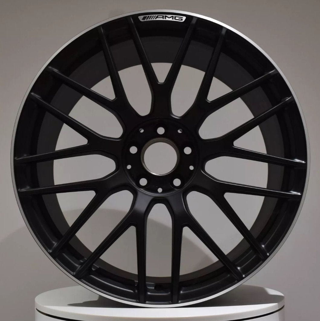 C Class - W205/C205: 18" Satin Black AMG Style Alloy Wheels 14+