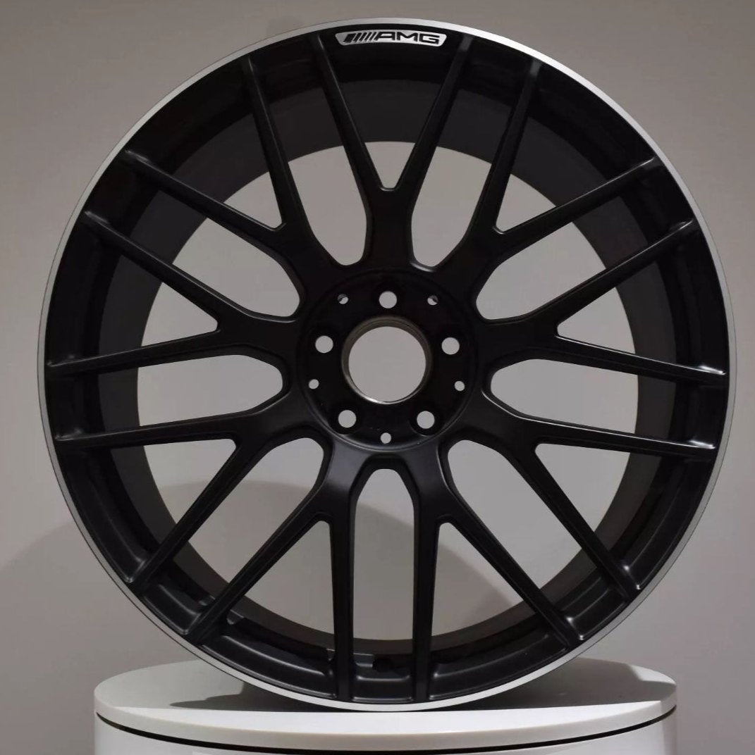 S Class - W222/W223: 22" (ET25) Matt Black AMG Style Alloy Wheels 13+