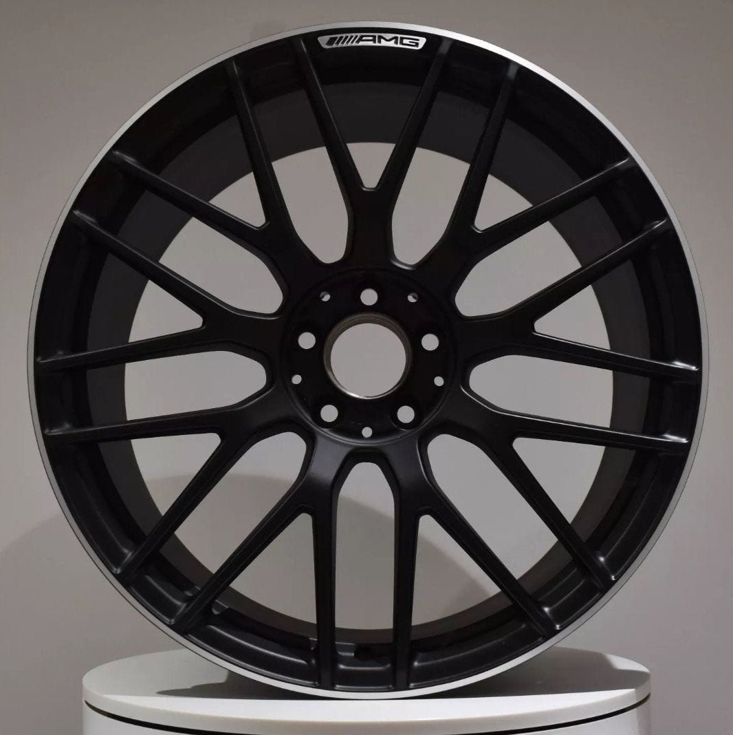 CLS - C257: 22" (ET25) Matt Black AMG Style Alloy Wheels 18+