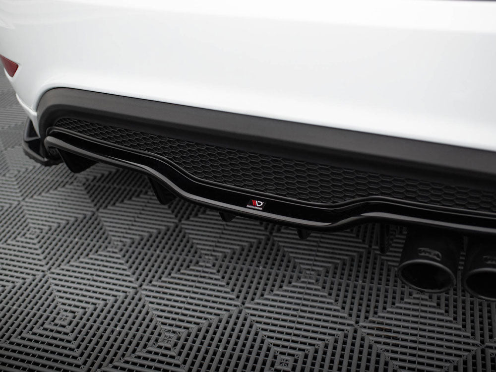 Fiesta ST - MK7 Facelift: Gloss Black Maxton Rear Diffuser 13-17