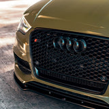 A3 - 8V Pre-Facelift: Gloss Black RS Honeycomb Quattro Grill 13-16