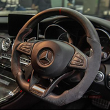 C Class - W205: Carbon Fibre Steering Wheel 14-18