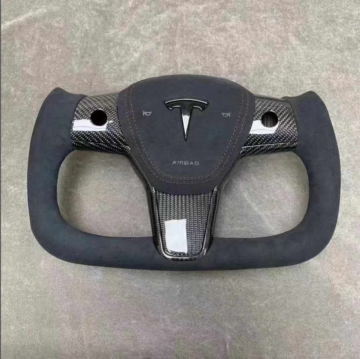 Model 3: Alcantara Yoke Steering Wheel 17+