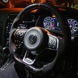 Golf - MK7/MK7.5: Carbon Fibre Steering Wheel 13-20