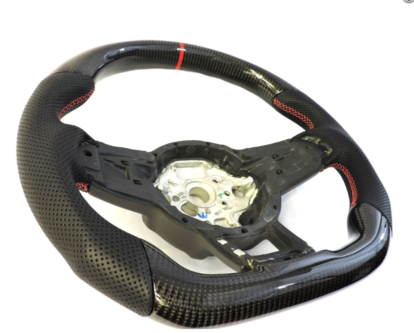 Golf - MK7/MK7.5: Carbon Fibre Steering Wheel 13-20