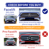 E Class - W213 Facelift: Gloss Black PSM Style Spoiler 21-23