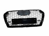 A4 - B9: Gloss Black RS Honeycomb Grill 16-20