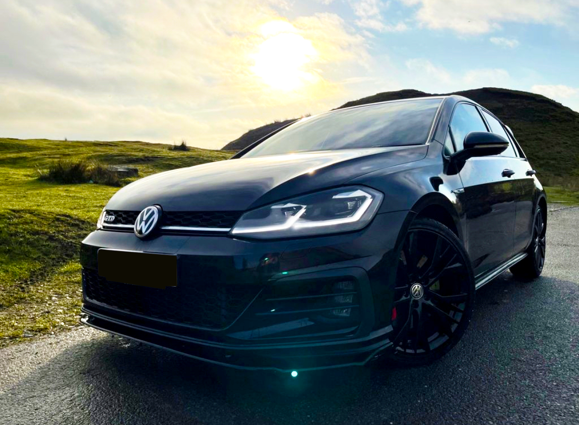 Golf - MK7.5 GTI/GTD/R: Gloss Black Front Splitter 17-20