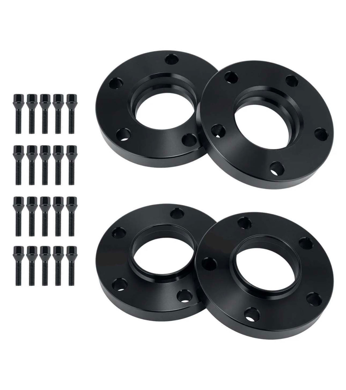 3 Series - F30/F31: Black Wheel Spacers & Bolts 12-18