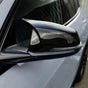 1 Series - F40: Gloss Black M Style Mirror Covers - Carbon Accents